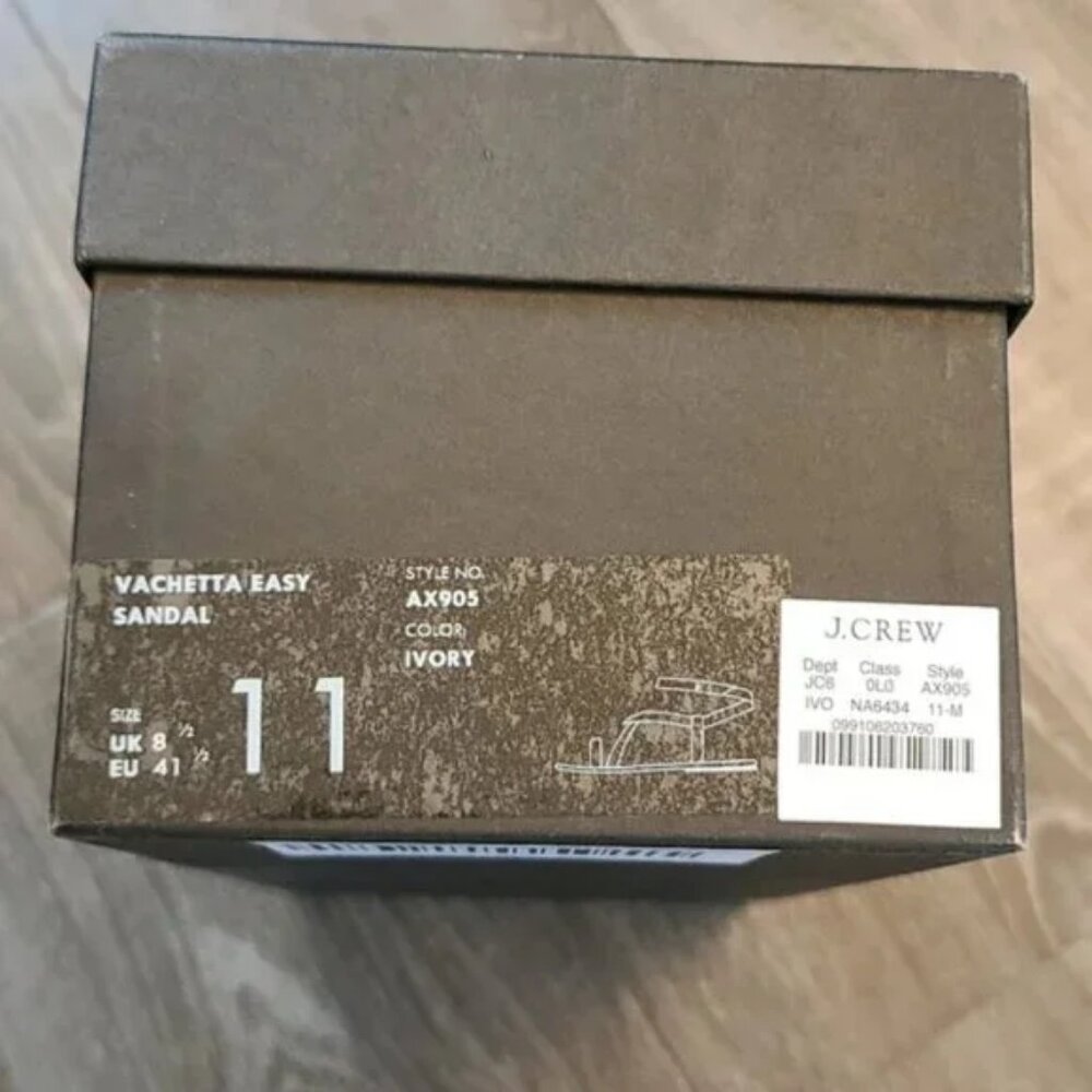 J.Crew strappy Sandals in vachetta leather - Picture 4 of 4